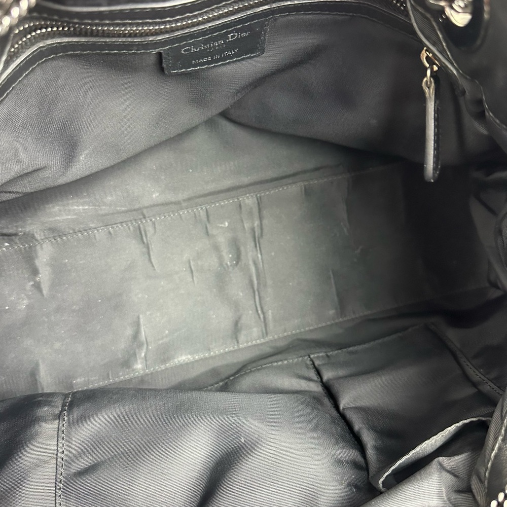 Dior Black Quilted Handbag + Dior wallet - Picture 10 of 16